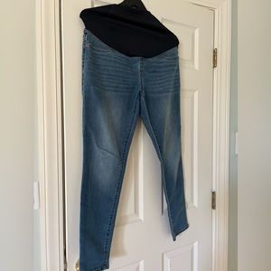 Bundle- 3 Pair Isabel Maternity Jeans- Blue Jean, Army Green & Black Jean